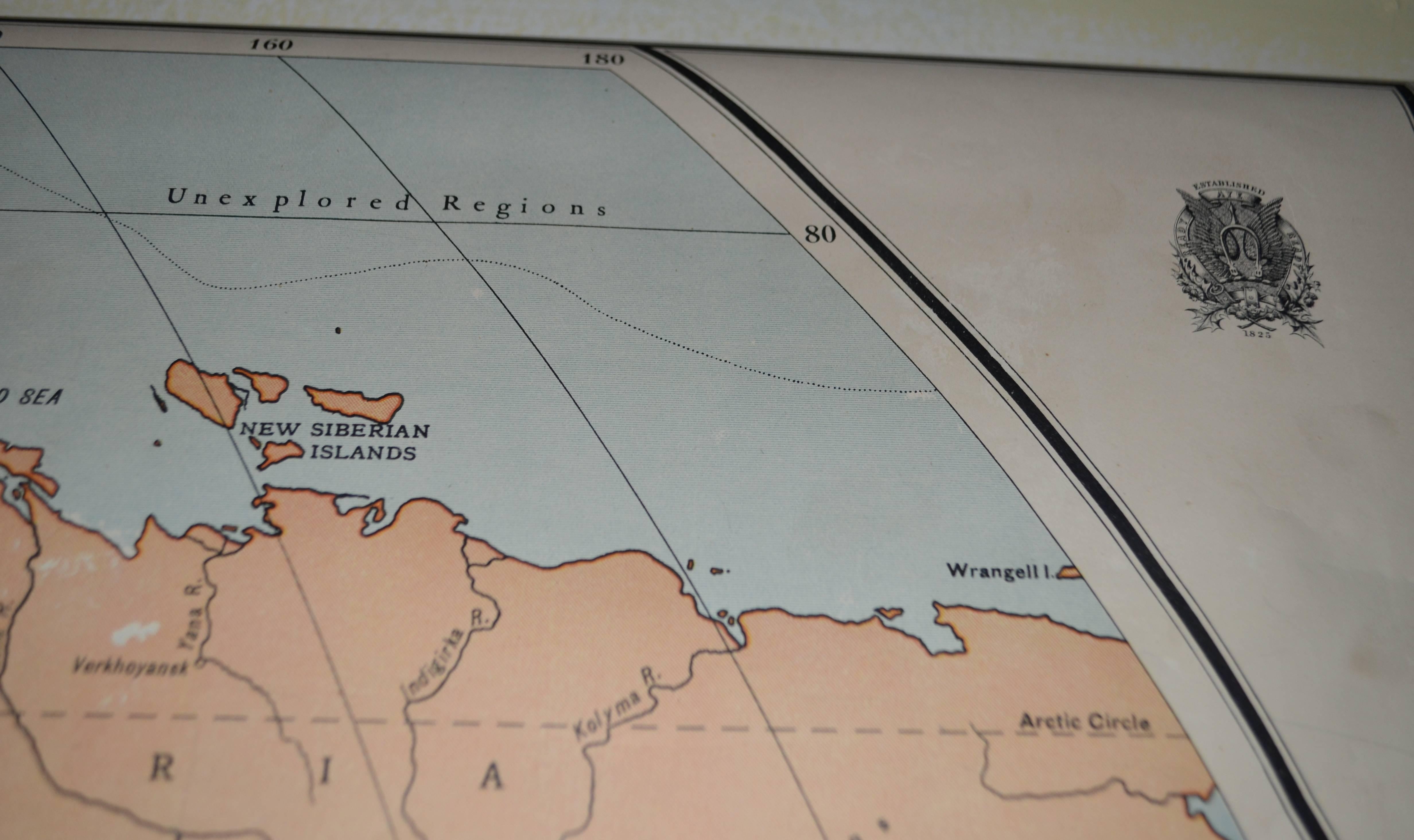 Map of the World on Comparative Projections, Early 1900s 4