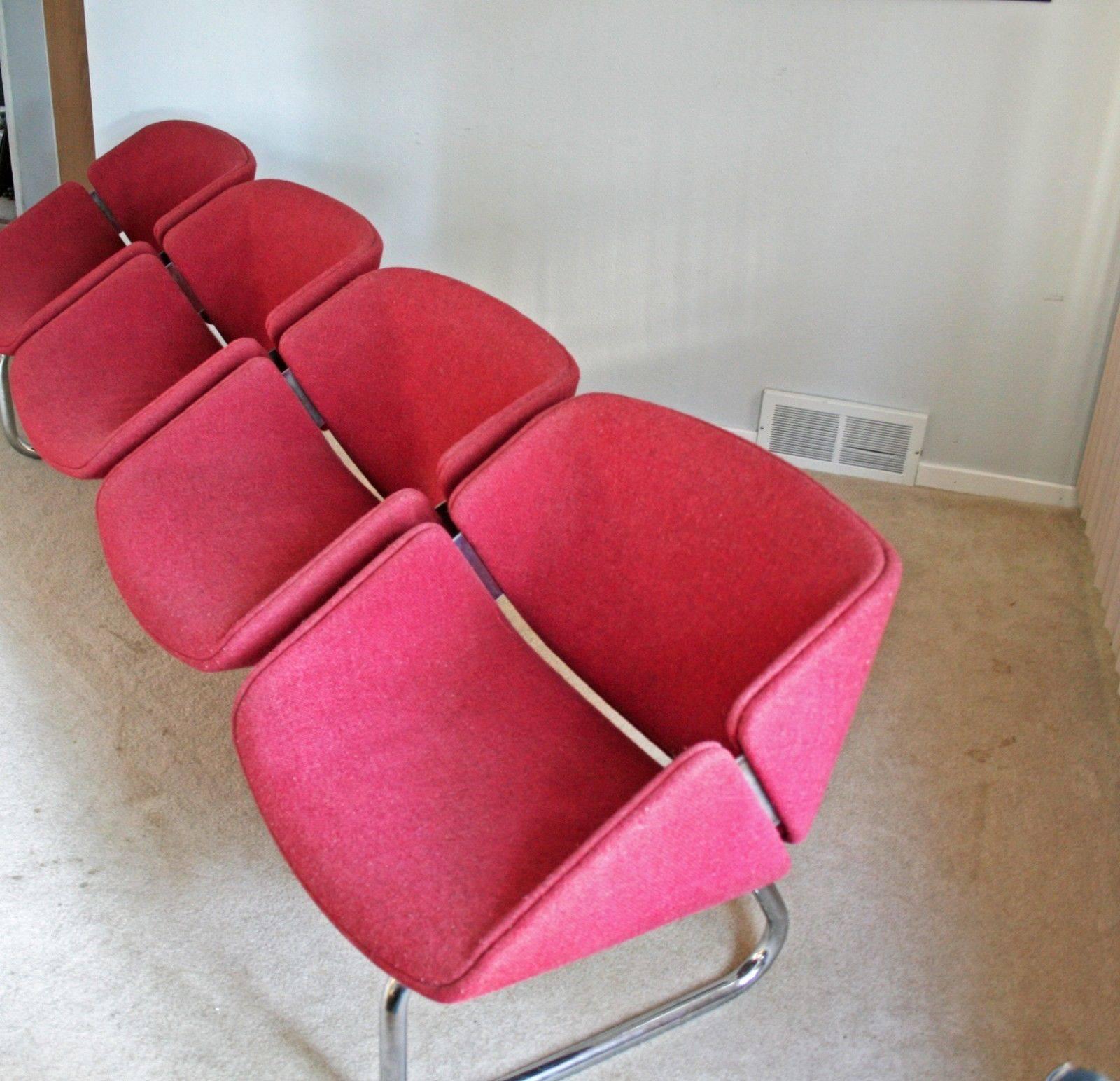 Mid-Century Bench by Thonet with Four Chairs In Excellent Condition In Madison, WI