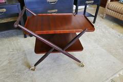 Bar or Tea Cart from Sweden on Wheels, Mid-Century