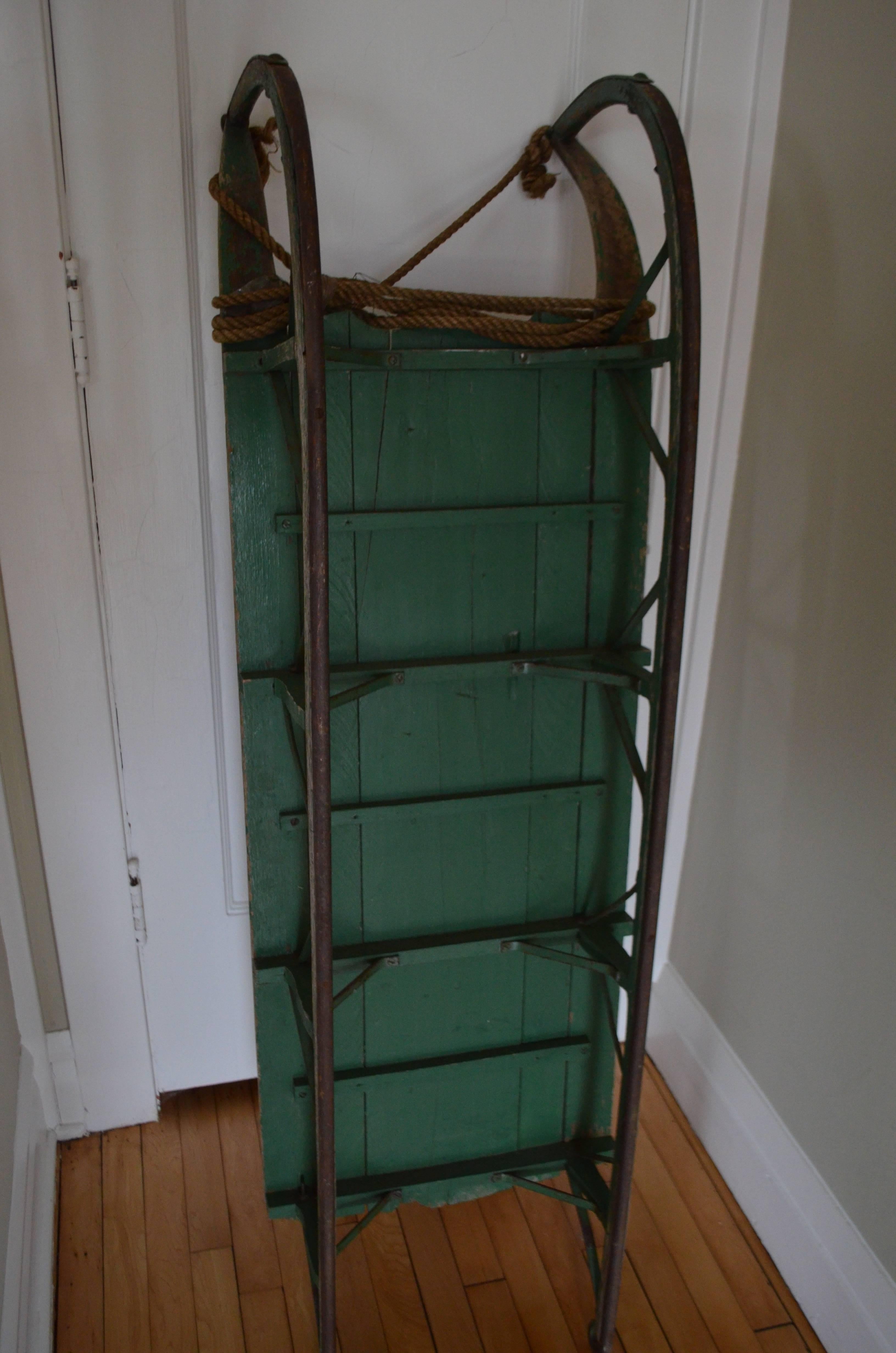 Folk Art Sled from Maine, Early 1900s 3
