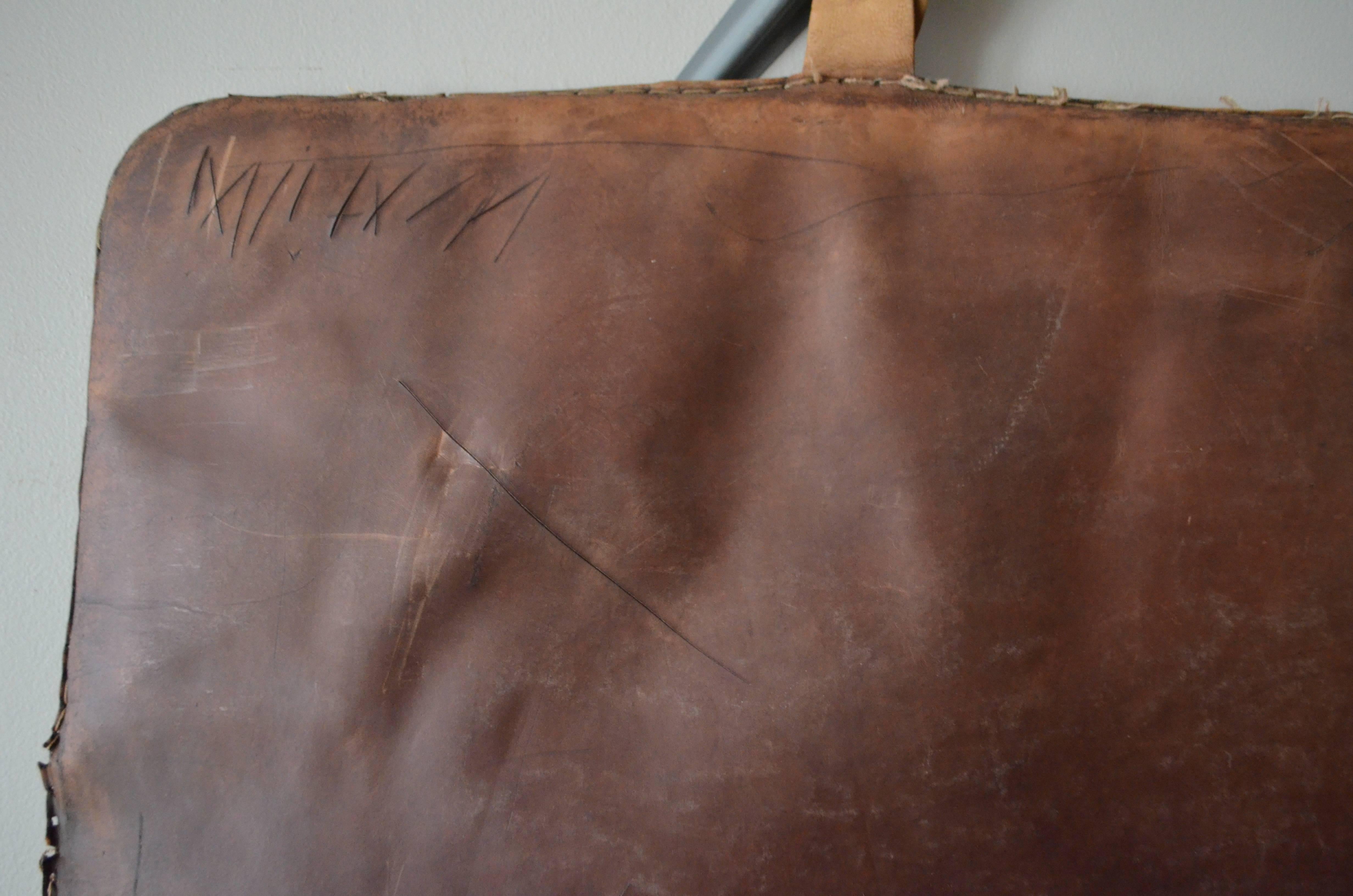Leather Gym Mat from Germany, circa 1930 4