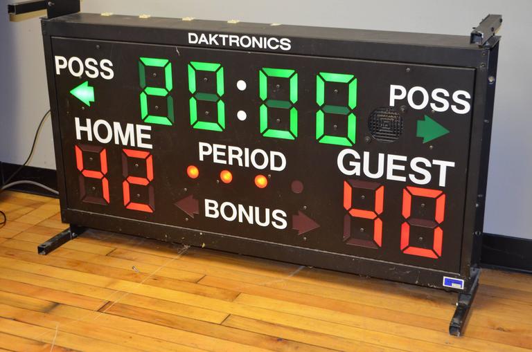Basketball Scoreboard from Daktronics at 1stDibs