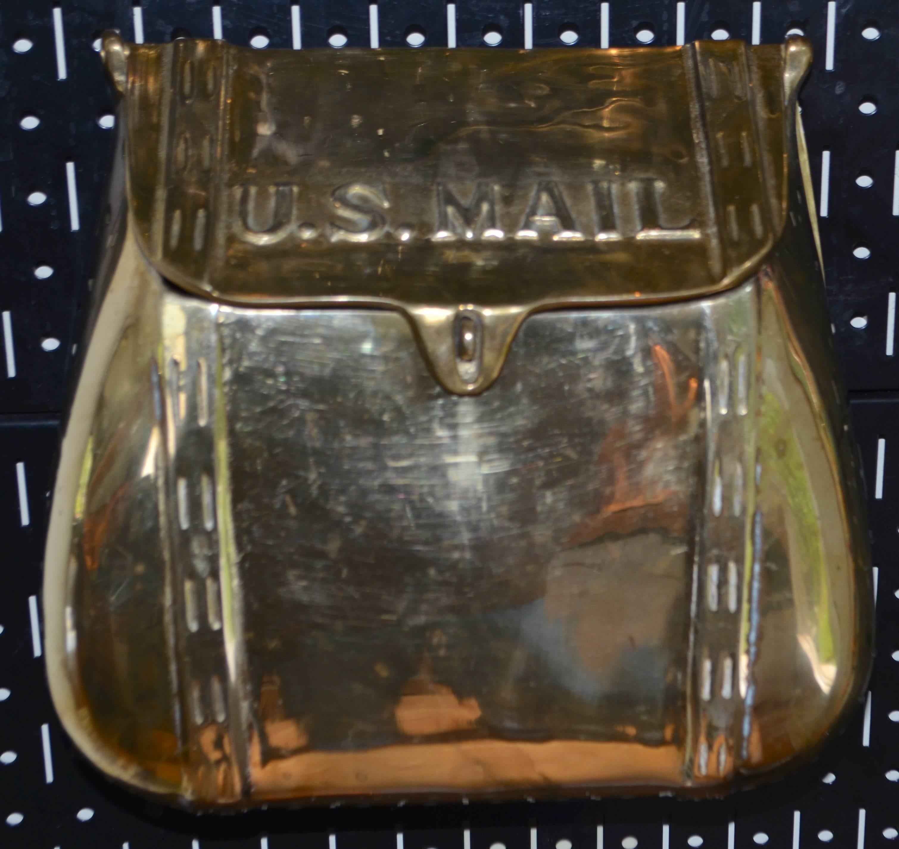brass mail box