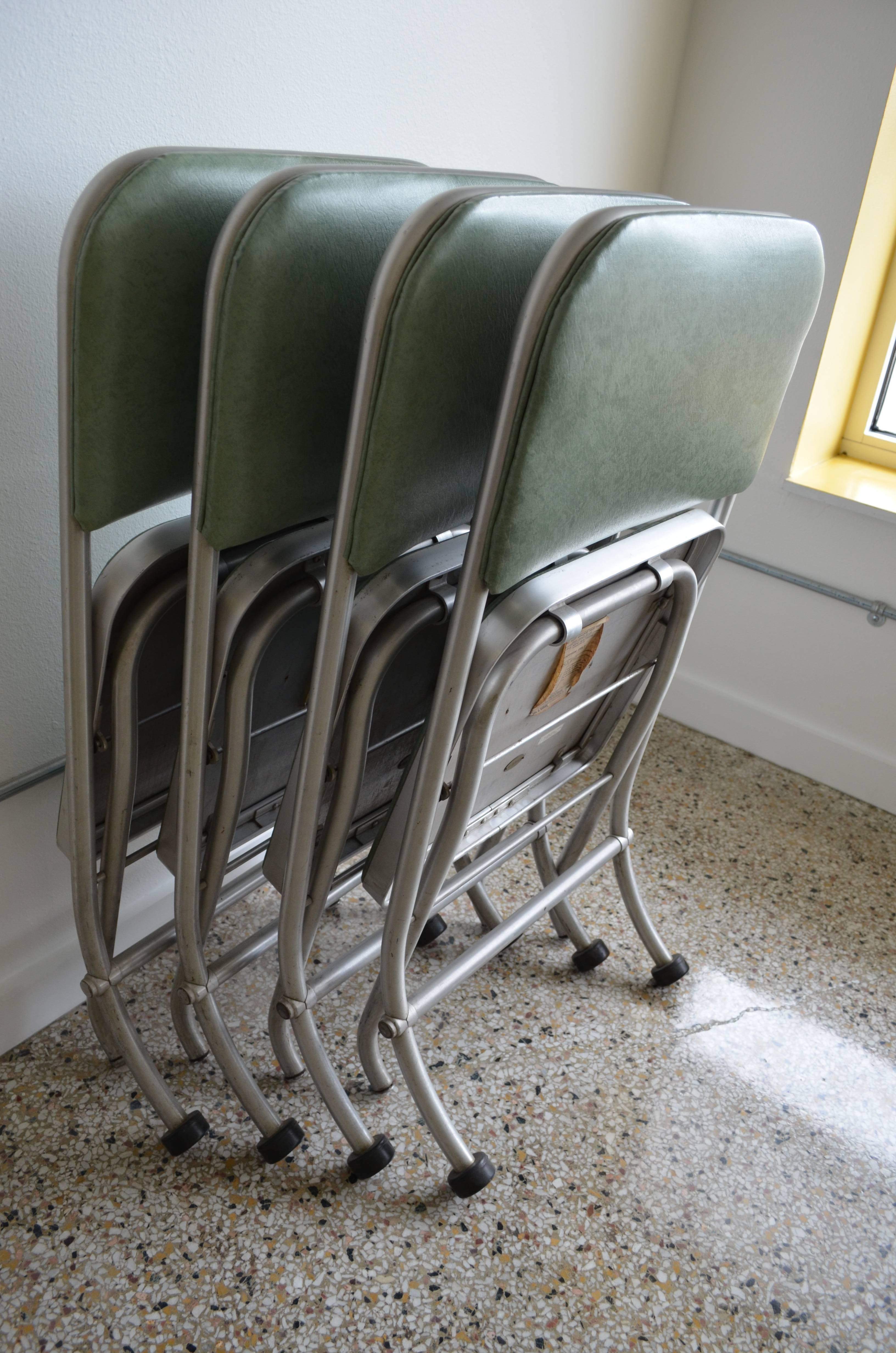 Warren Macarthur Mid-Century Folding Chairs; NOTE: Only 3 available 1