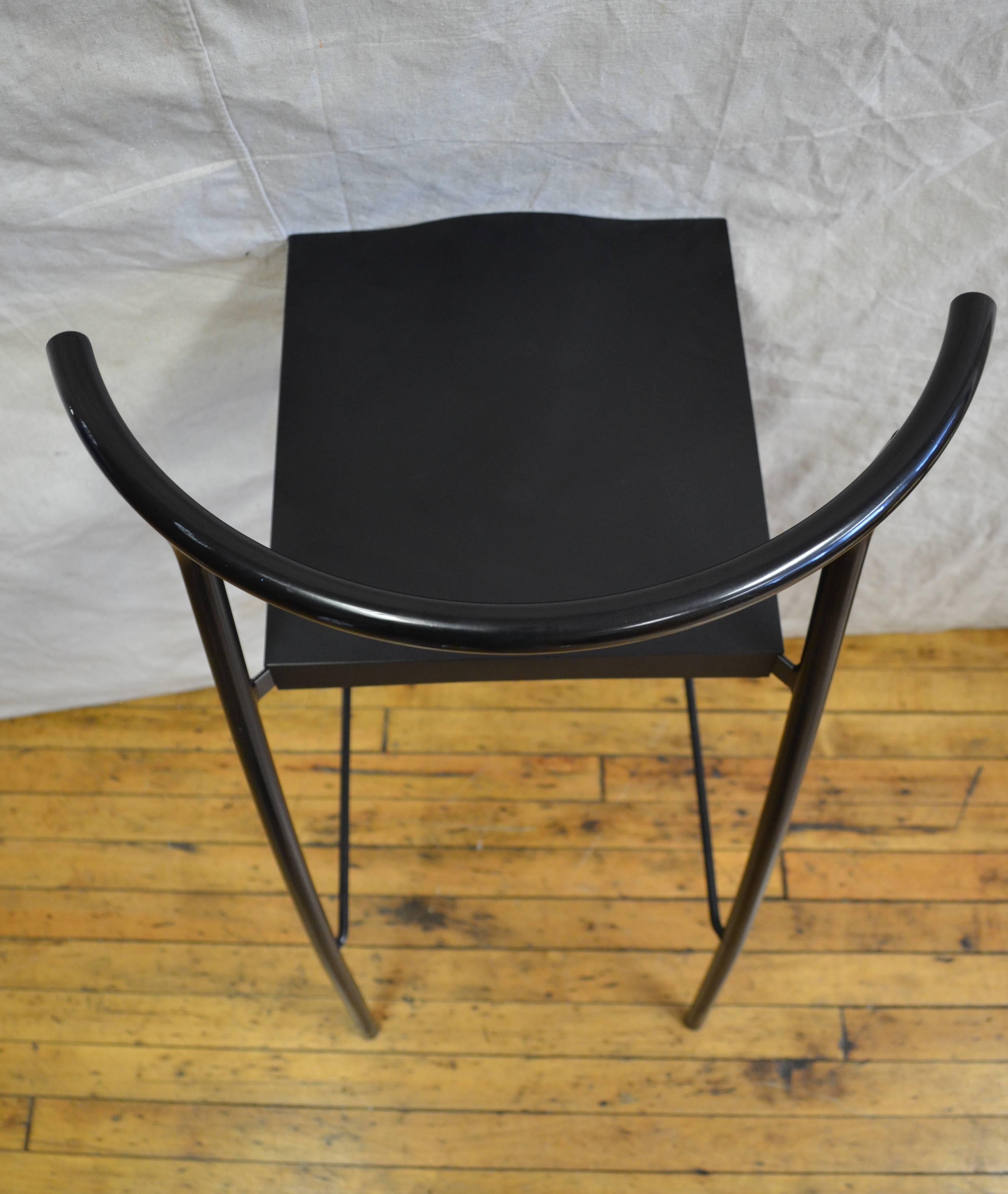Bar Stool Designed by Philippe Starck for Kartell of Italy In Excellent Condition In Madison, WI