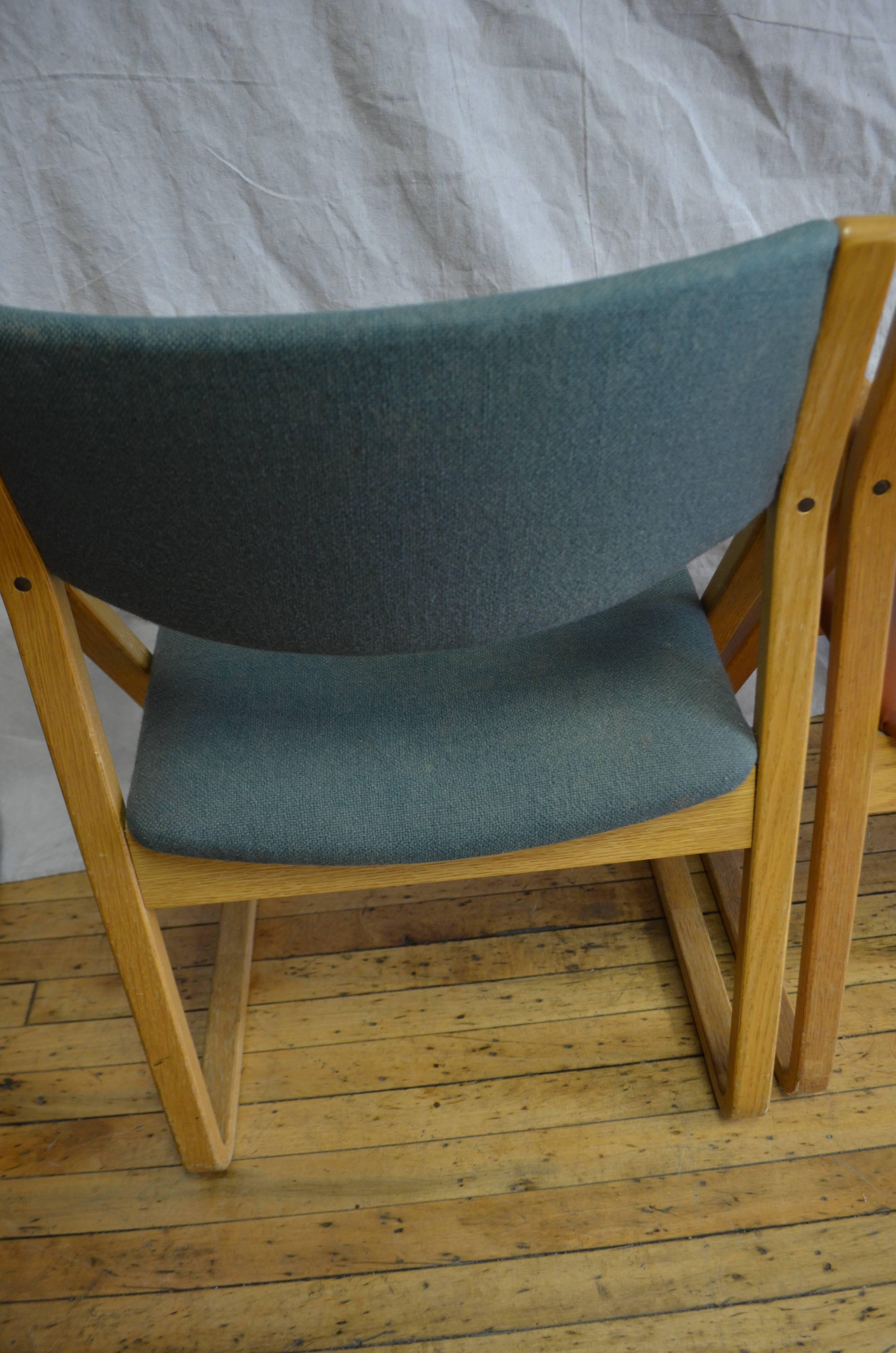 Nylon Dining Room Chairs from Stow/Davis, Set of Three, circa 1960s For Sale