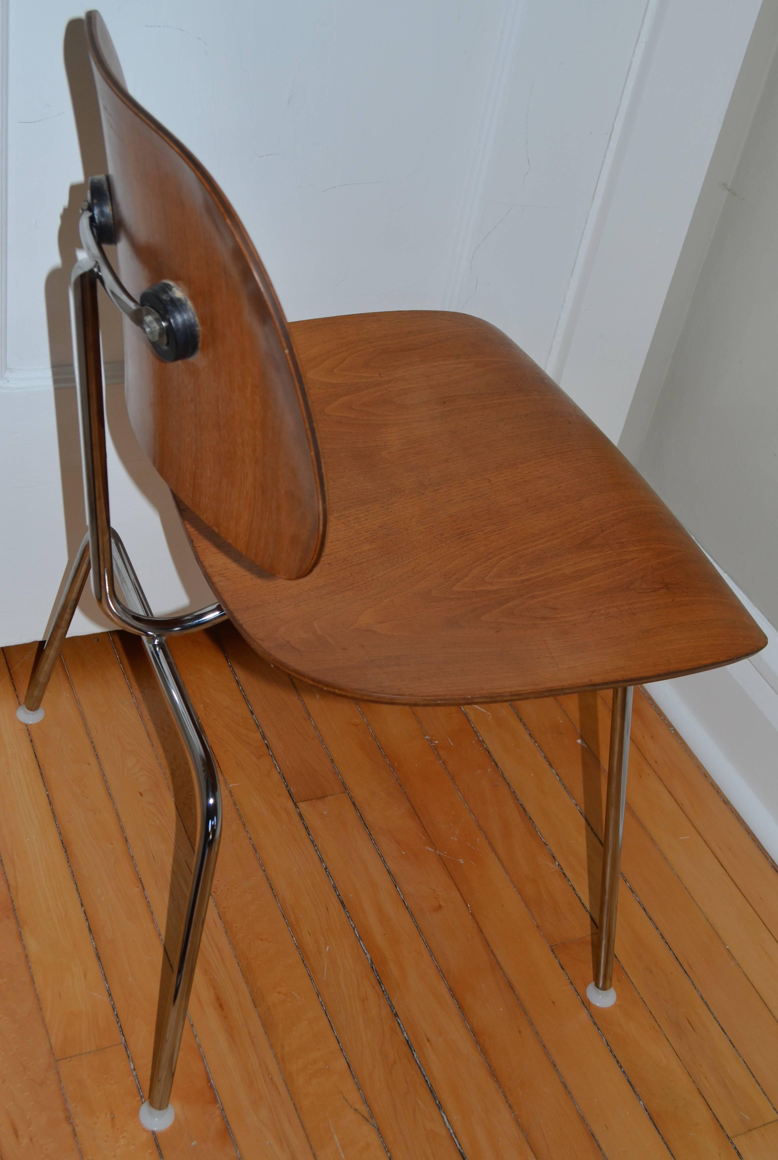 Mid-Century Modern Herman Miller 1950s Walnut Dining Room Chair Chairs w/new HM Frames; Qty avail