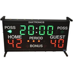 Used Basketball Scoreboard from Daktronics Just in Time for March Madness