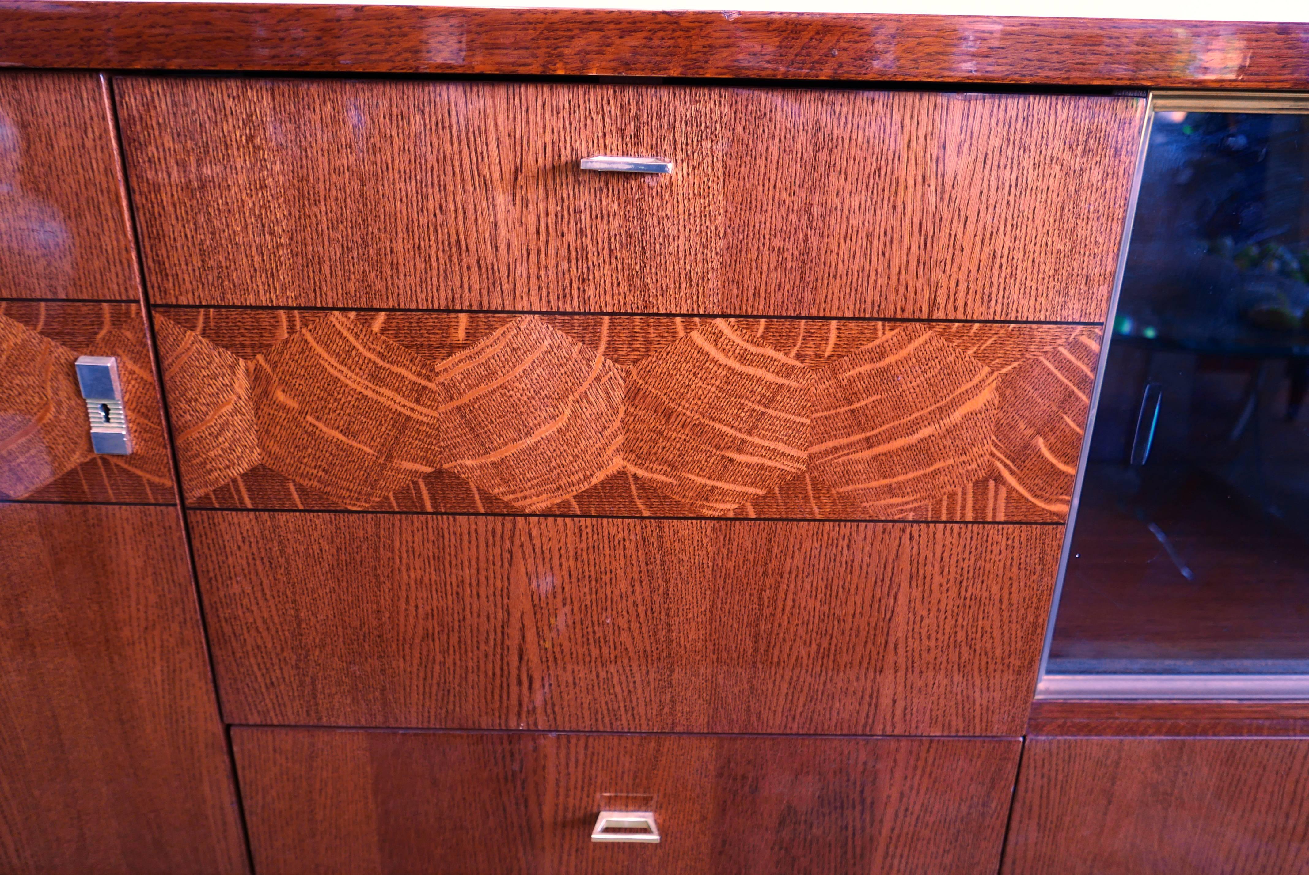 French Credenza or Bar from France, 1930s Art Deco Period
