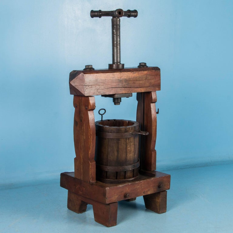 Rare Antique European Wine Press at 1stDibs
