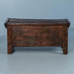 Carved Antique Country Trunk from Hungary