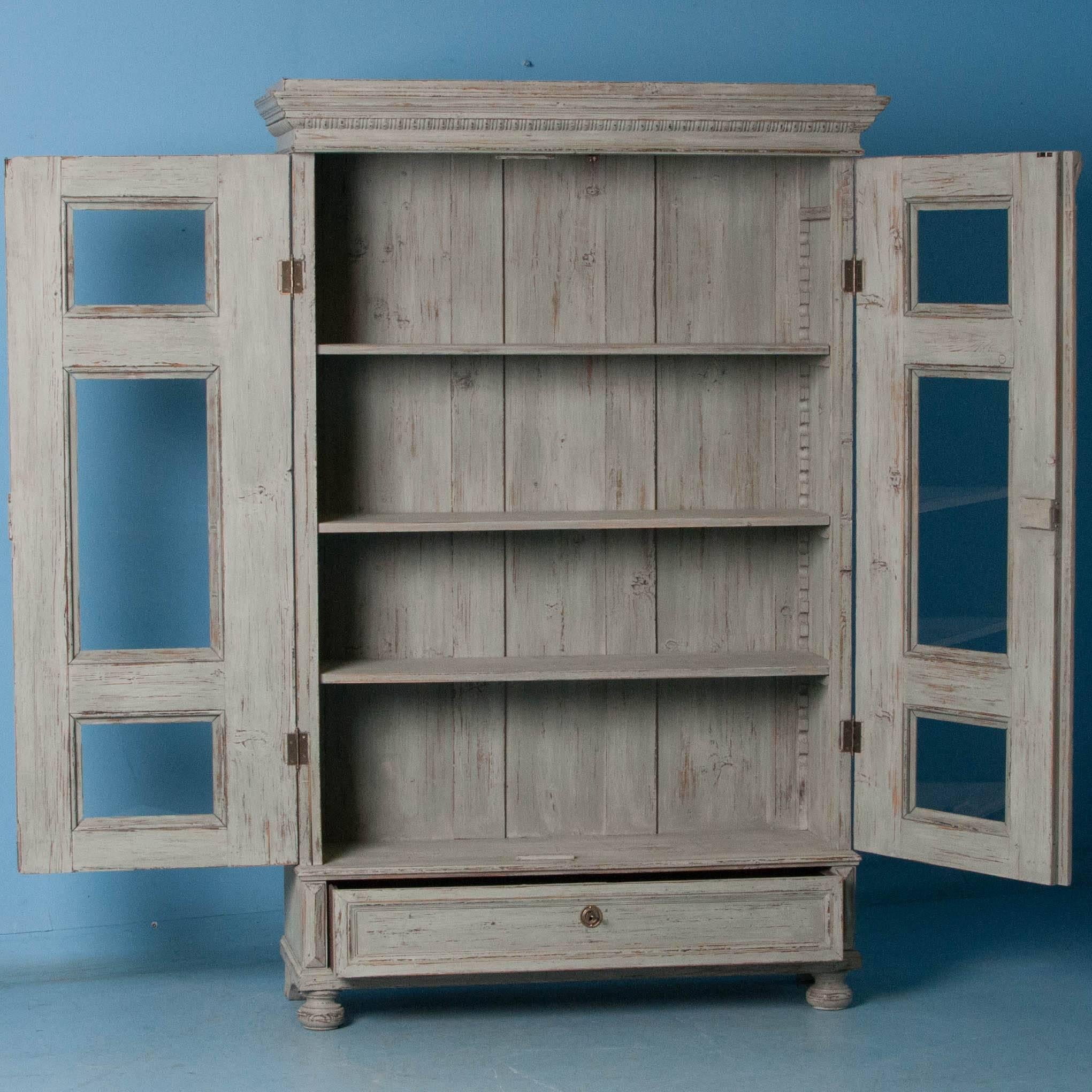 pair of antique bookcases