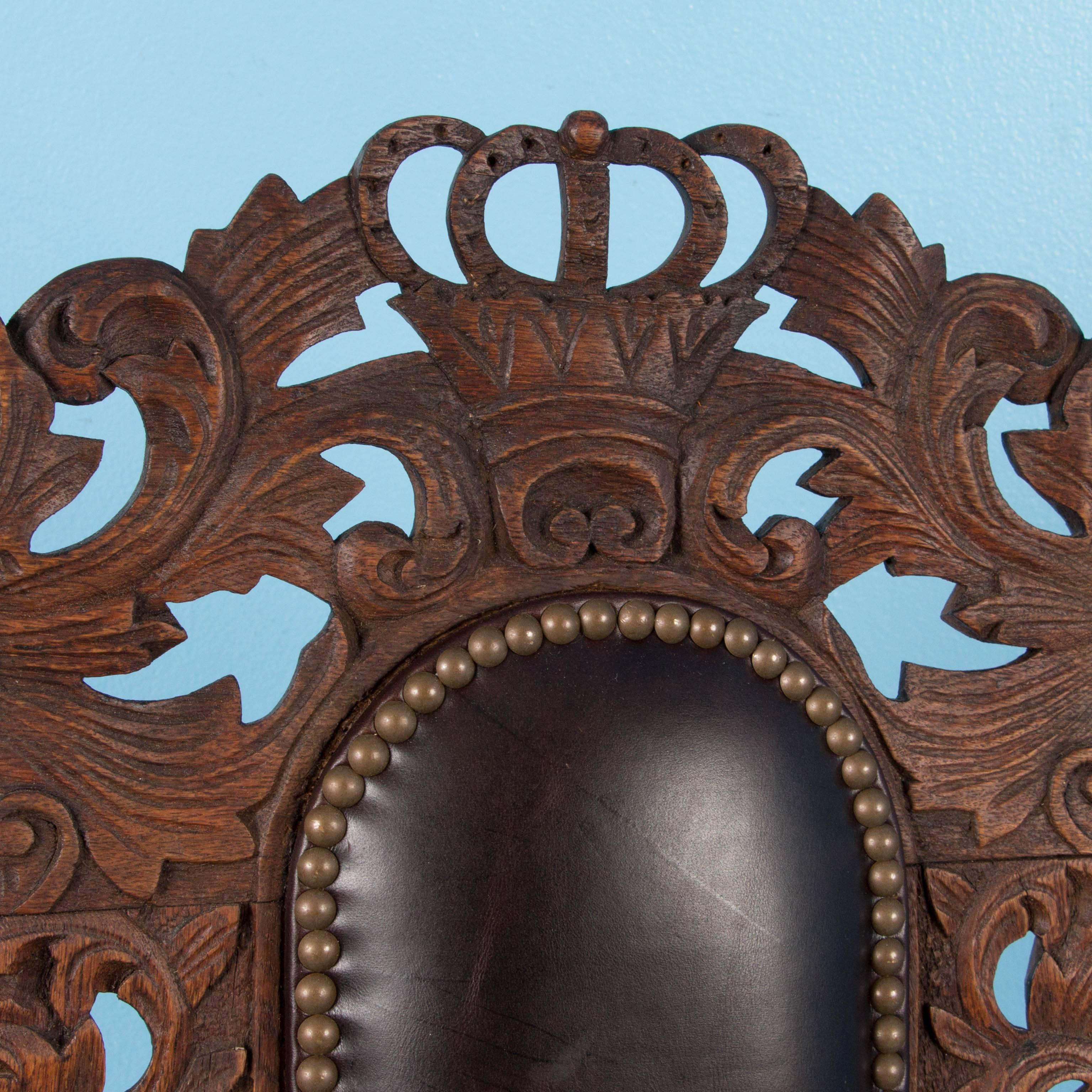 Antique Hand-Carved Danish Baroque Armchair 1