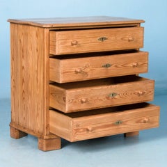 Small Vintage Danish Pine Chest of Drawers