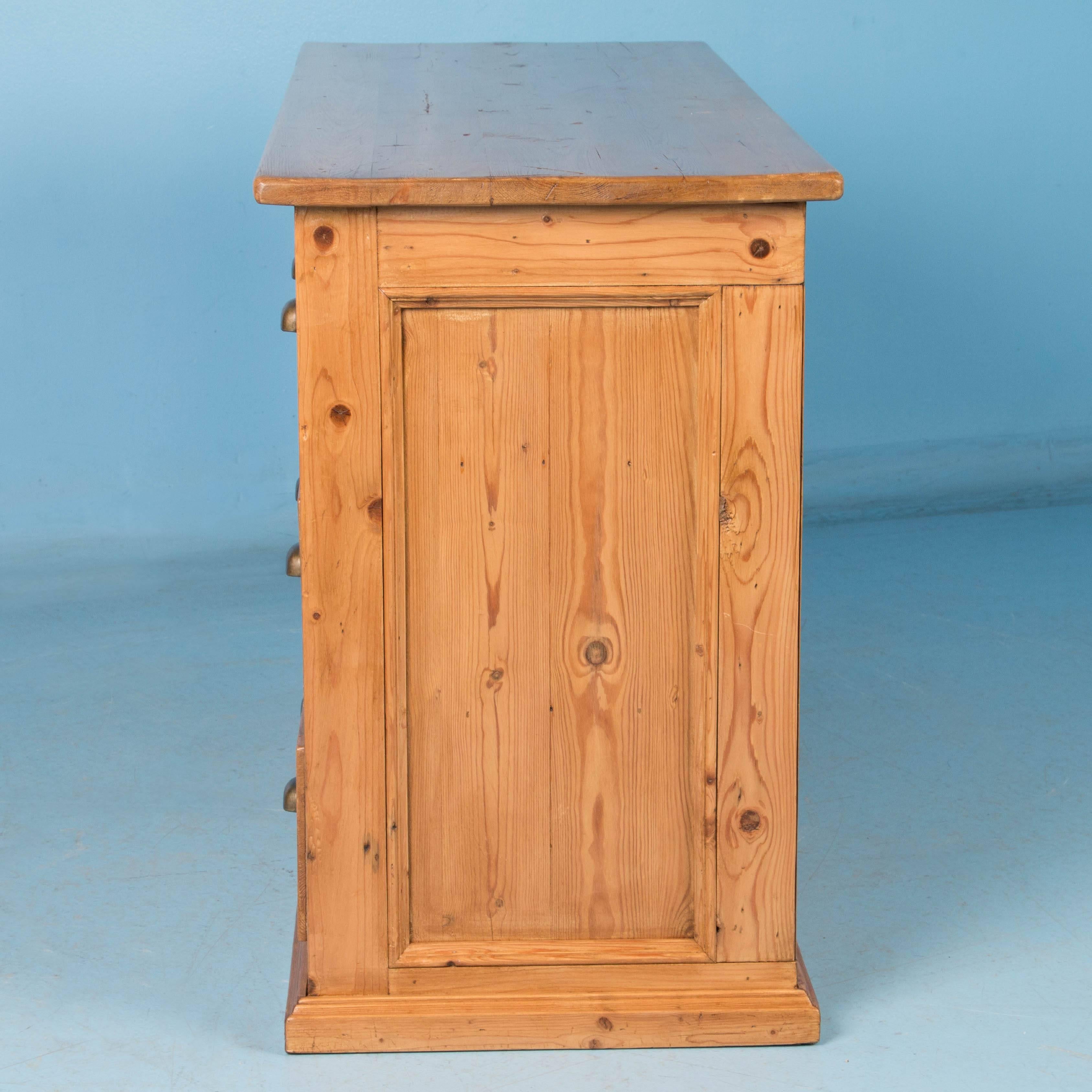 19th Century Antique Pine Grocer's Counter / Cabinet From Denmark