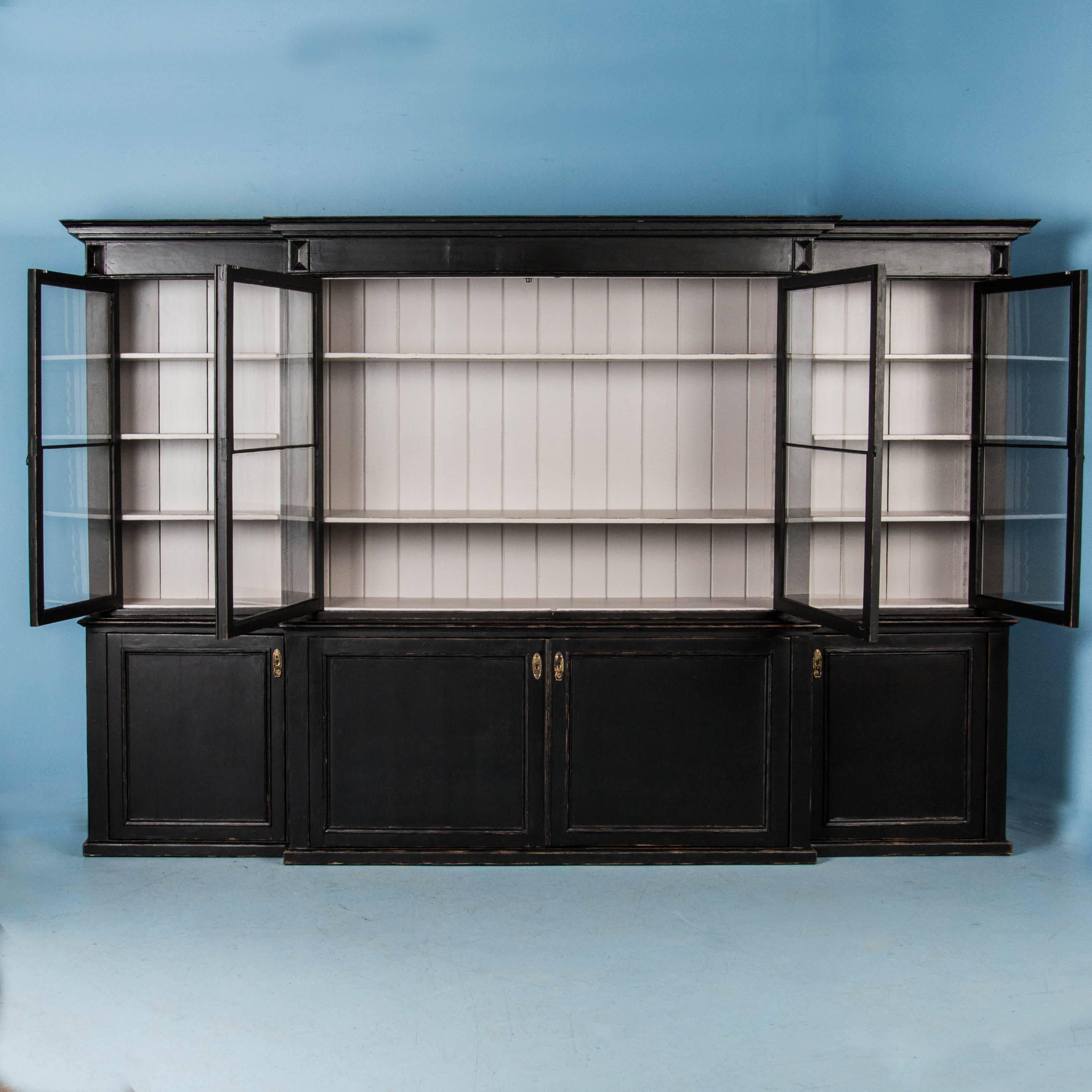 large black display cabinet