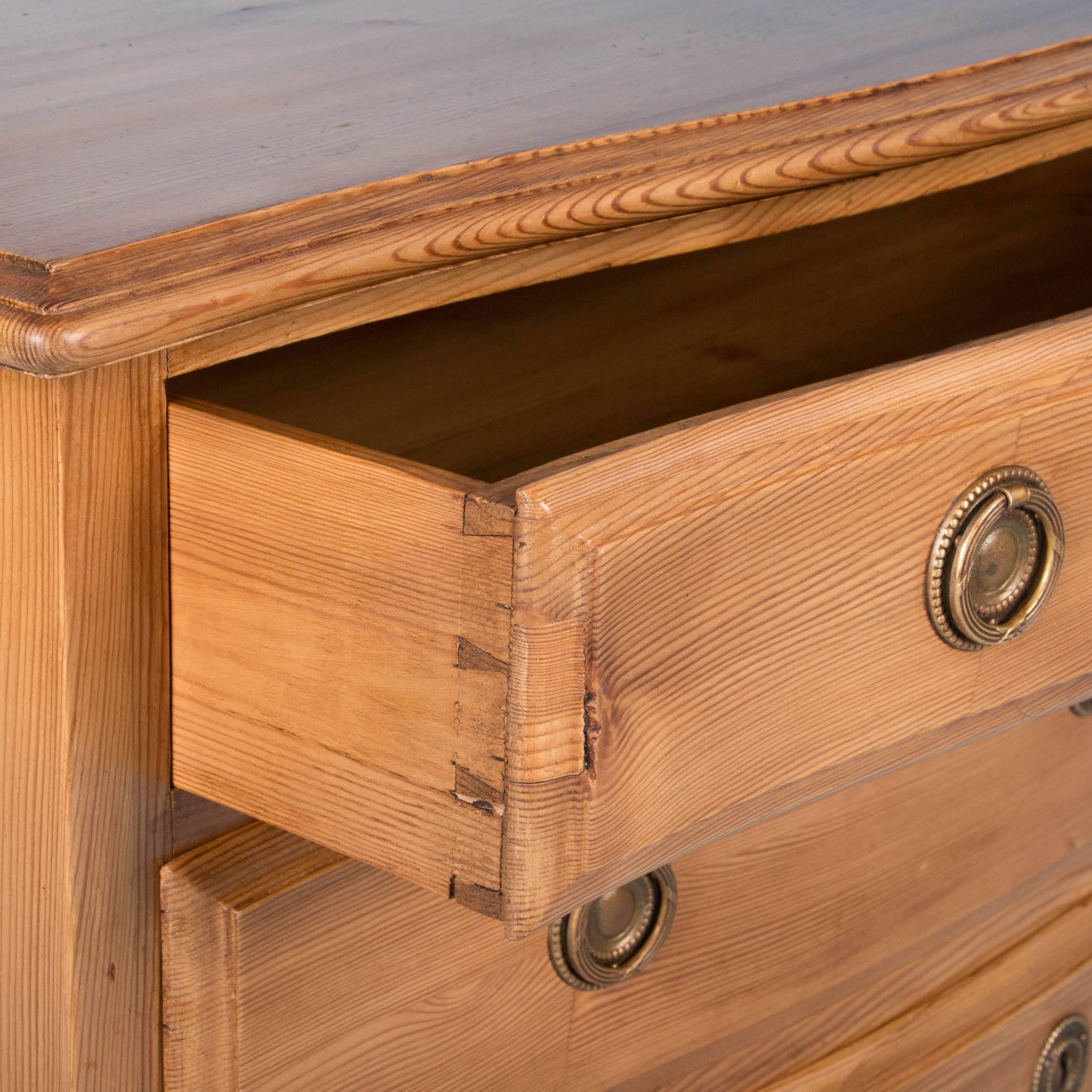 small pine chest