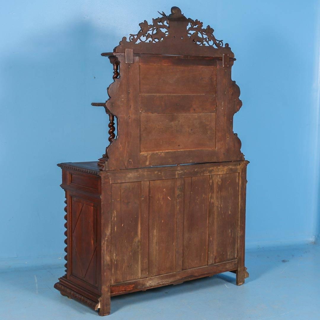 Carved Black Forest Style Antique Oak Sideboard, circa 1880 5