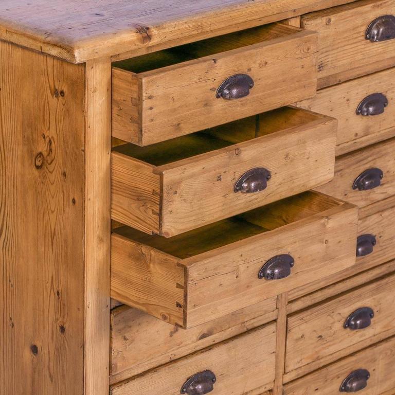 Antique Pine Multi Drawer Danish Sideboard Circa 1860 At 1stdibs