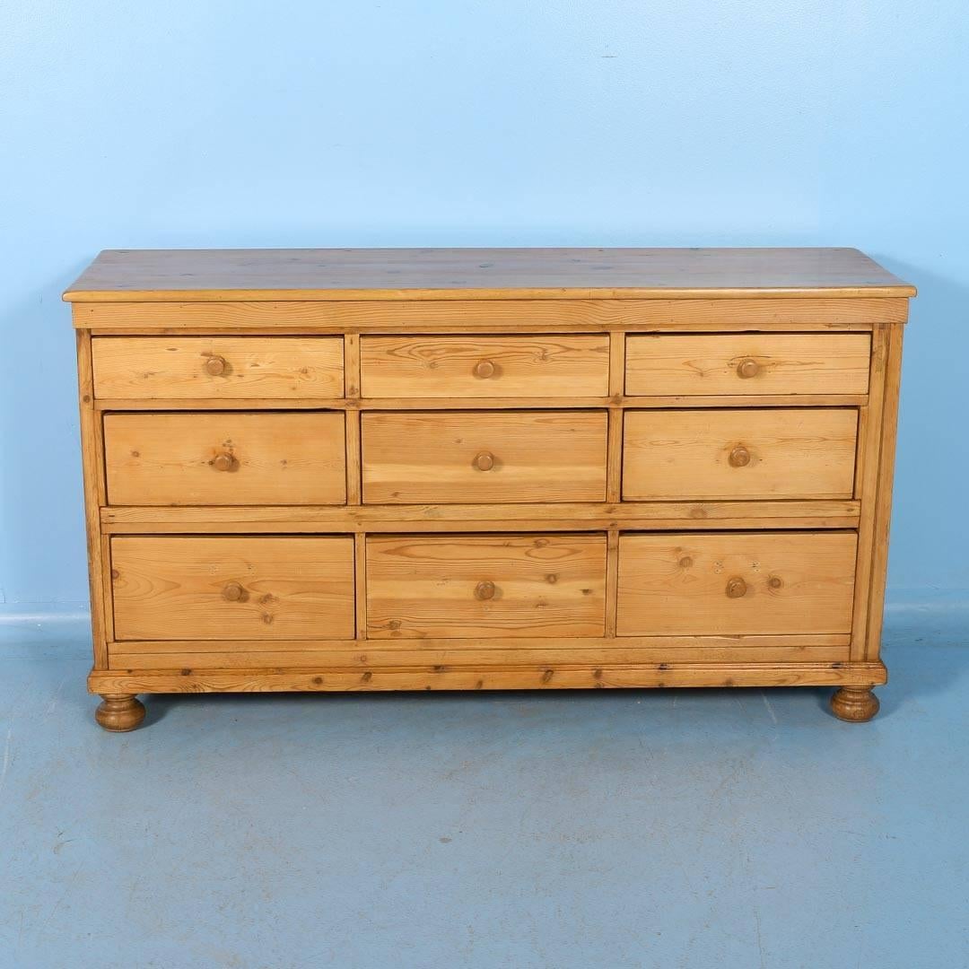 Country Antique Danish Pine Free Standing Counter or Kitchen Island, circa 1880