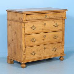 Antique Pine Chest of Drawers from Denmark, circa 1880