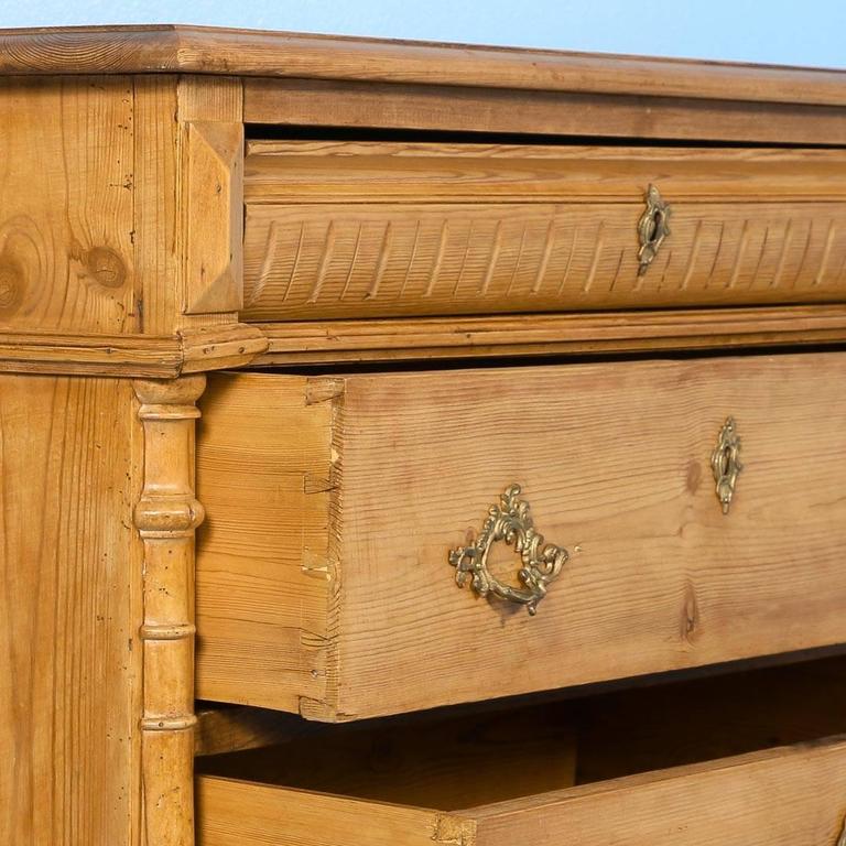 Antique Pine Chest of Drawers from Denmark, circa 1880 at 1stDibs