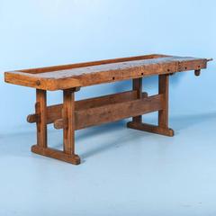 Antique Danish Carpenter's Workbench, circa 1890