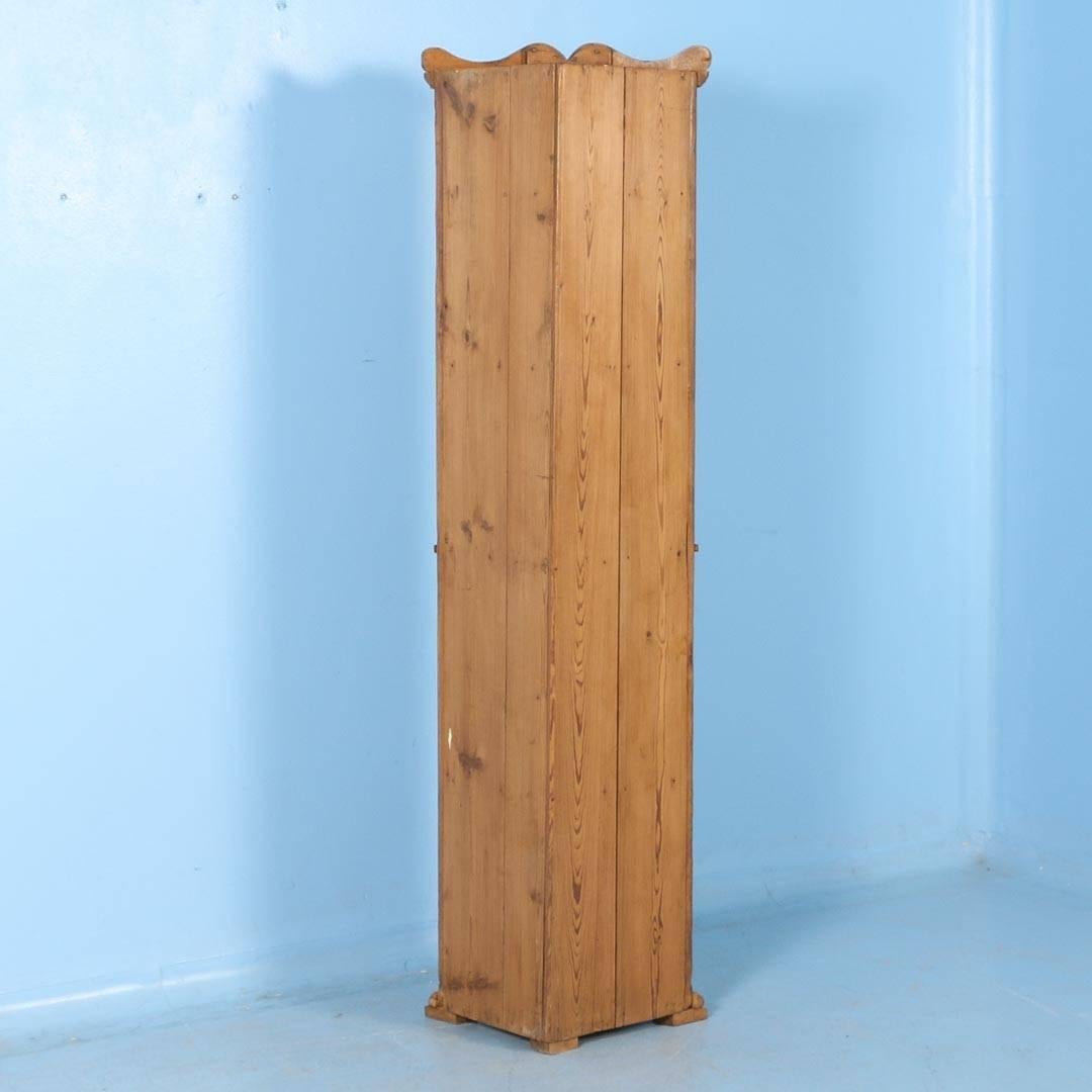 narrow corner cupboard