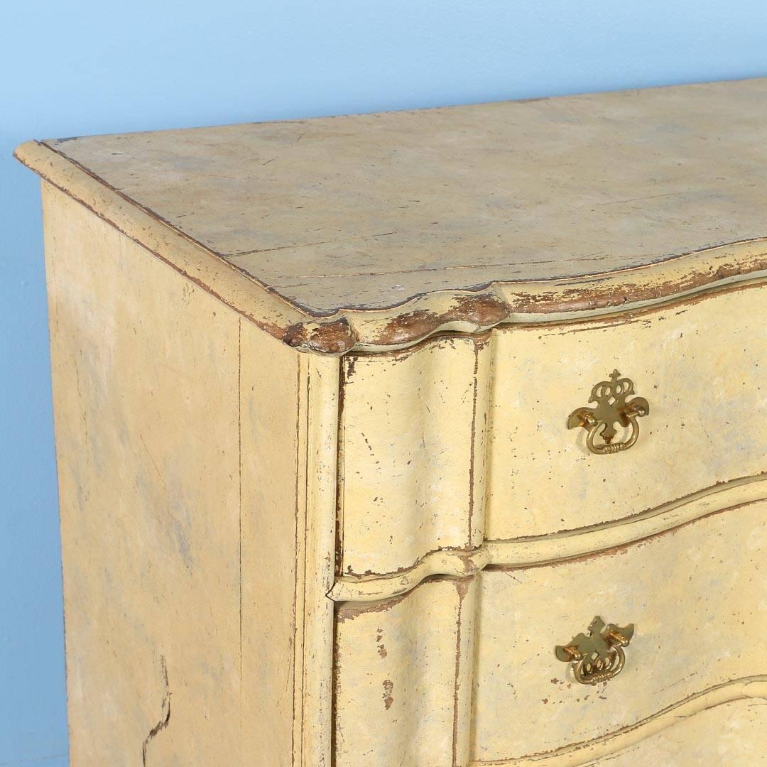Danish Antique Baroque Chest of Drawers from Denmark, circa 1740-1760