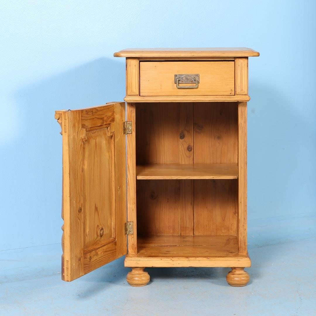19th Century Pine Nightstand from Hungary, circa 1880 In Good Condition In Round Top, TX