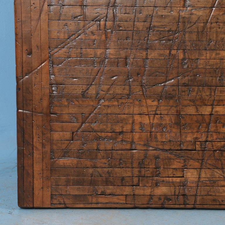 Maple Dining Table Made from Reclaimed Box Car Flooring at 1stDibs