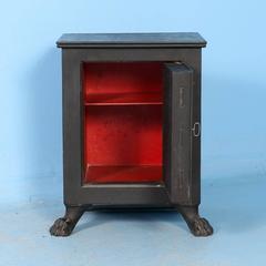 Antique Black Iron Safe from Denmark, circa 1890