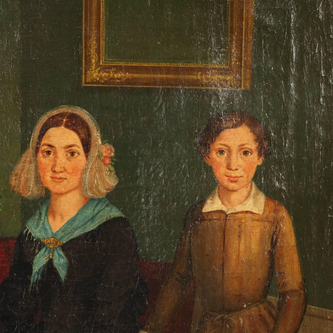 family painting portrait