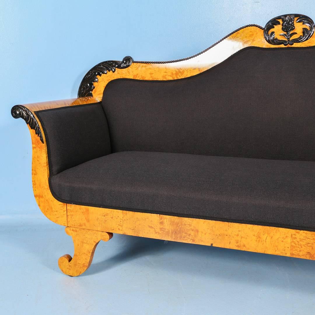 Antique Swedish Biedermeier Sofa, circa 1840-1860 In Good Condition In Round Top, TX
