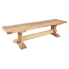 19th Century Long French Oak Dining Table