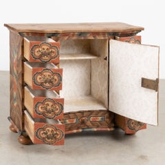 19th Century Austrian Original Hand-Painted Cabinet Chest of Drawers