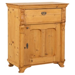 19th Century Hungarian Pine Cabinet Sideboard with Drawer