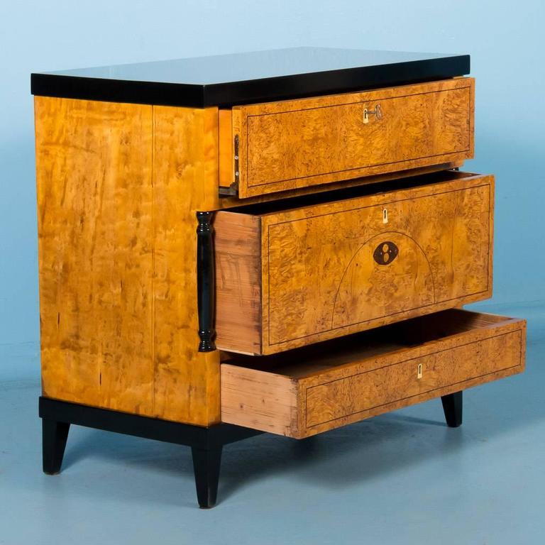 Antique Swedish Biedermeier Chest of Drawers with Pull Out Desk, circa ...