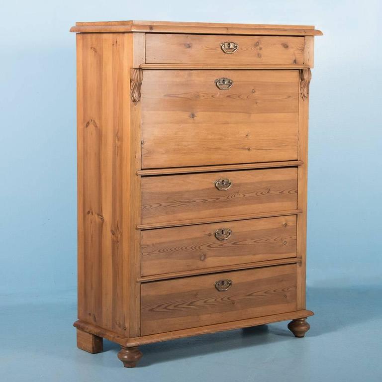 Antique Pine Secretary Desk From Sweden Circa 1860 At 1stdibs