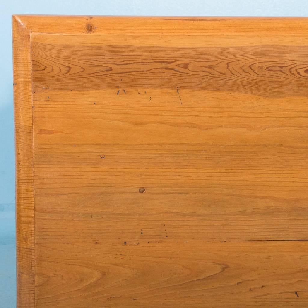 Antique Pine Secretary Desk from Sweden, circa 1860 In Good Condition In Round Top, TX
