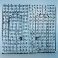 Antique 19th Century Wrought Iron Garden Gate from Sweden