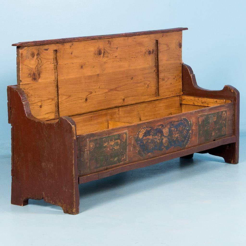 antique storage bench