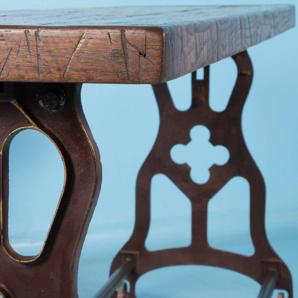 cast iron console table