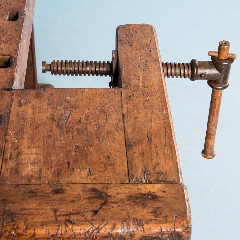 20th Century Antique 19th Century Carpenter's Workbench from Denmark