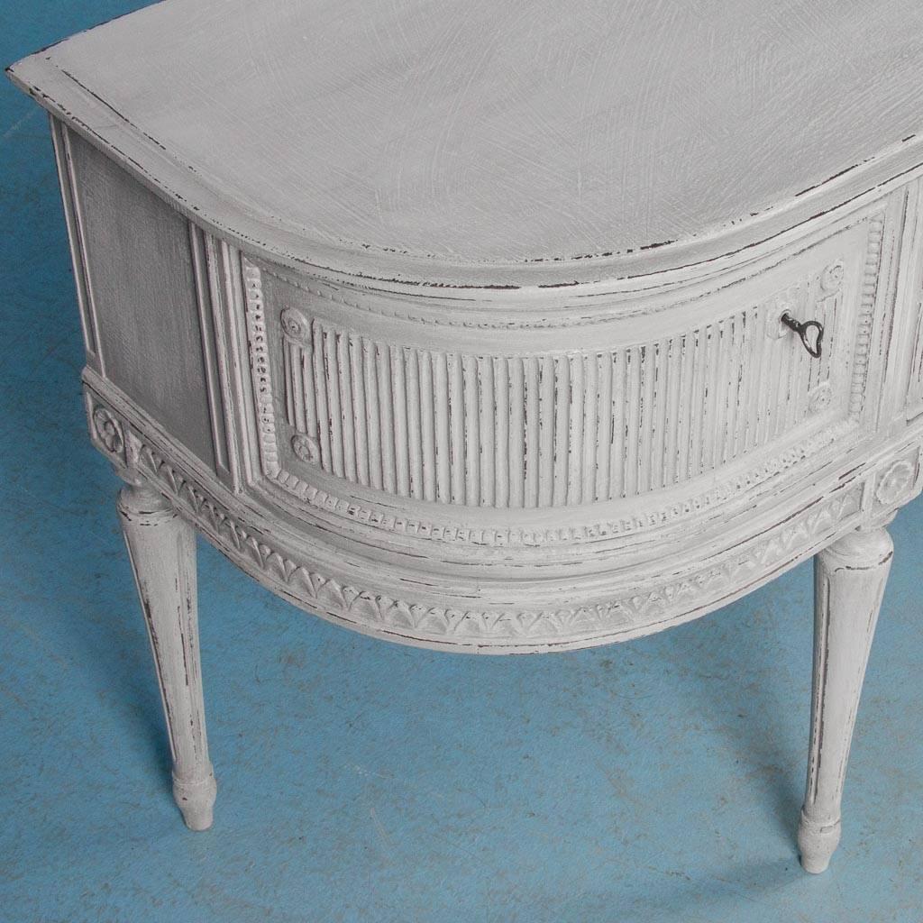 Antique Swedish Gustavian Style Sideboard with Gray Paint 2