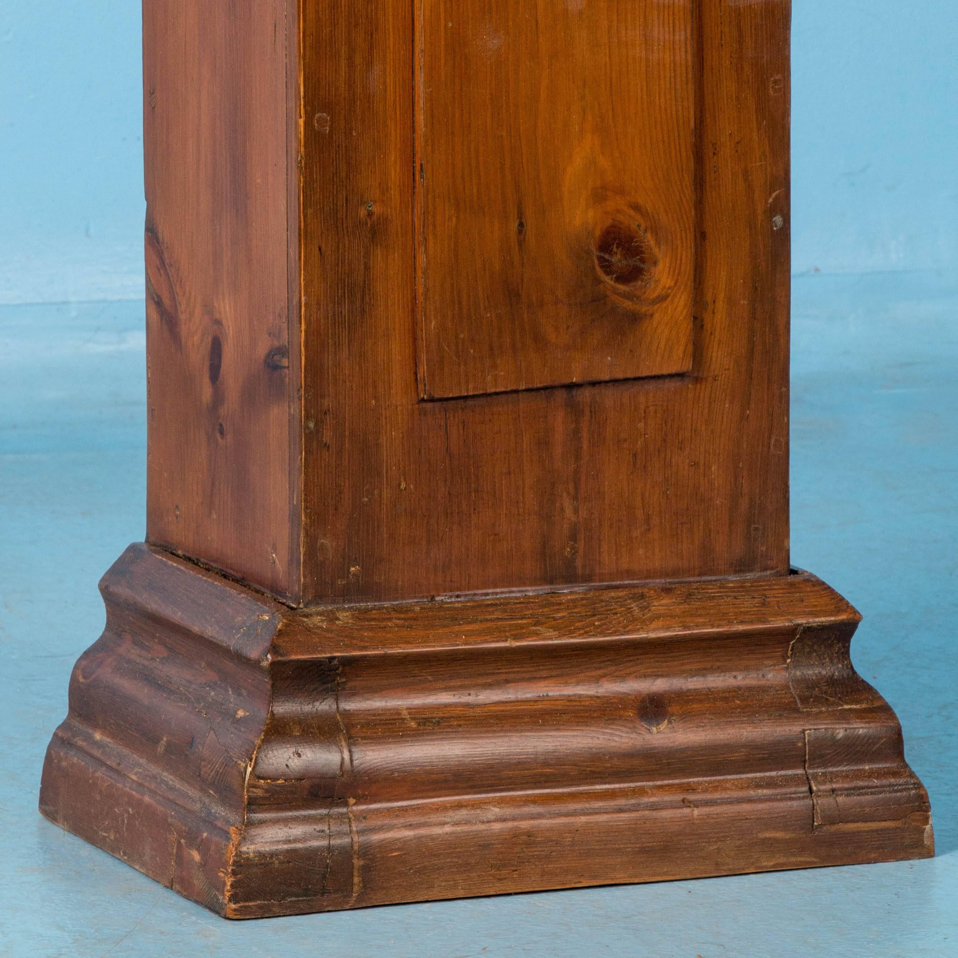 Antique Early 19th Century Pine Grandfather Clock from Sweden 2