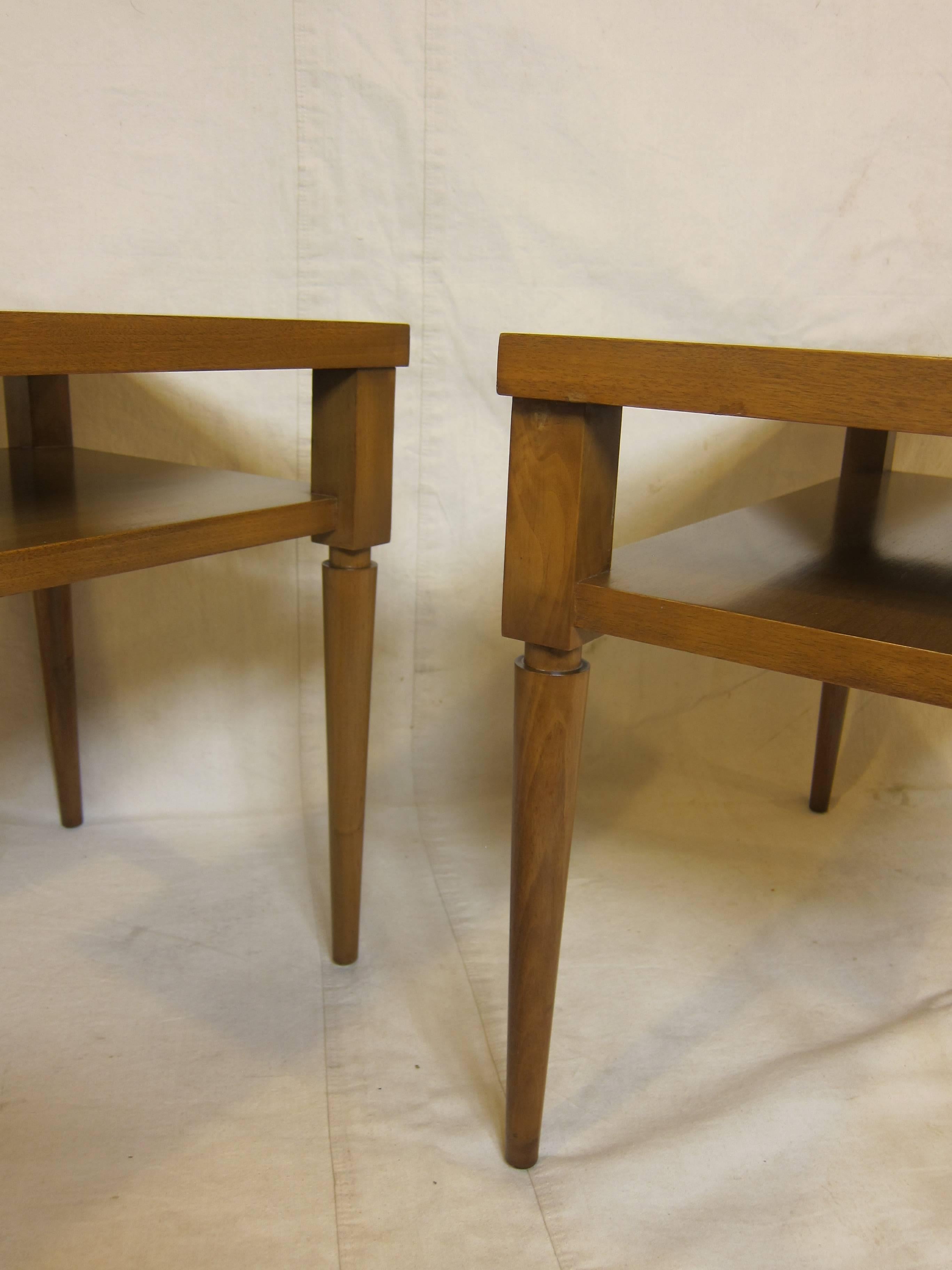 Mid-Century Modern A Pair of Side Tables Designed by Robsjohn Gibbings