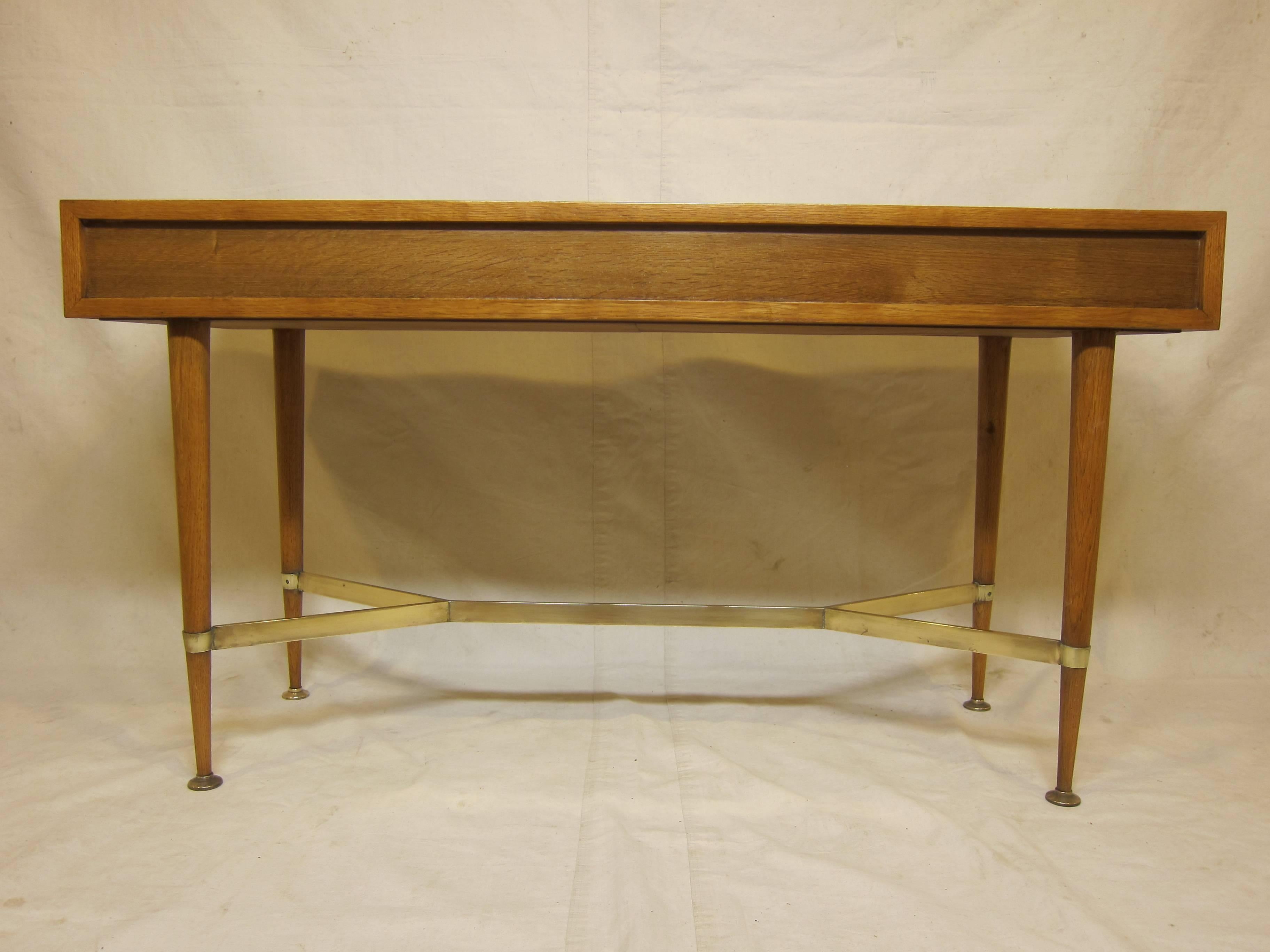 French Console Table Desk in the Manor of Andre Arbus In Excellent Condition In New York, NY