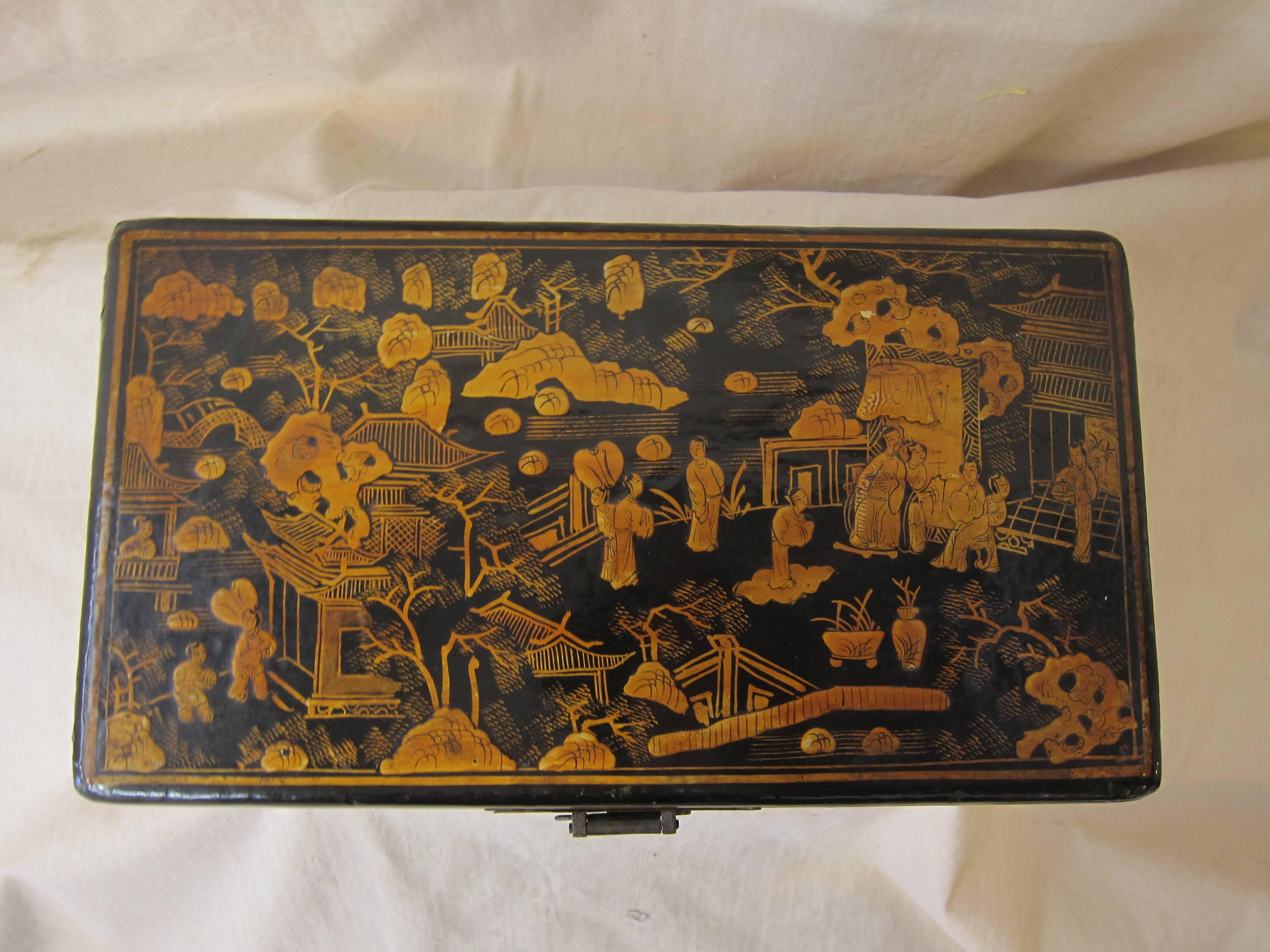 Chinese 19th century Chinoiserie Box