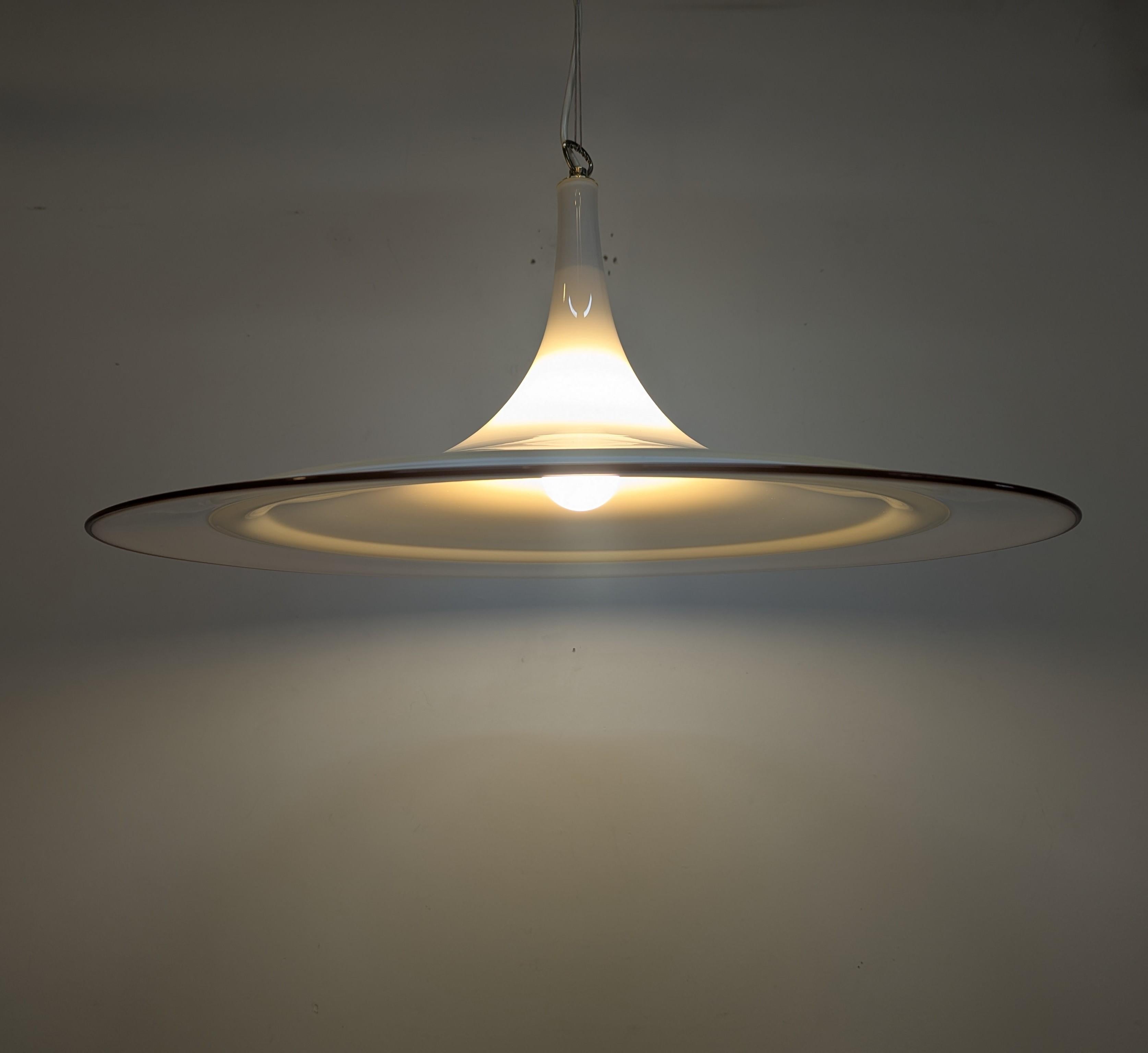 Mid-Century moderno Lino Tagliapietra Magia Murano - Lampada a sospensione in vendita
